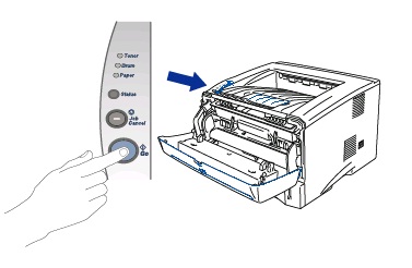 reset máy in brother HL5440D