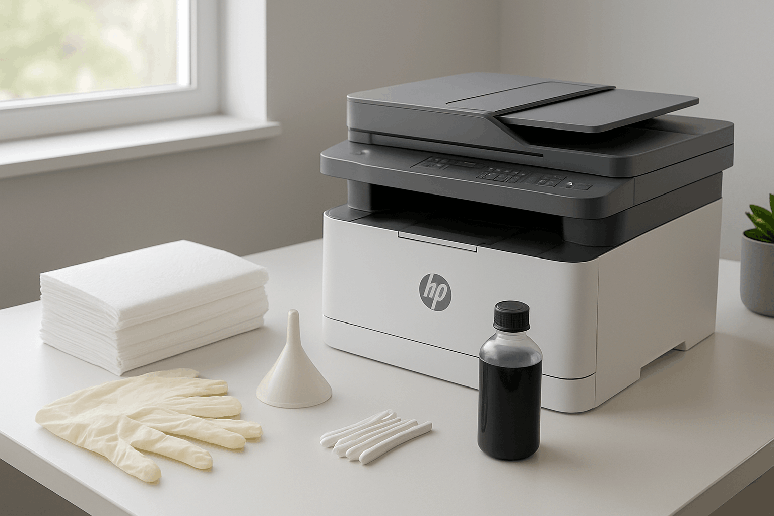 Đổ mực máy in hp mfp 139fnw