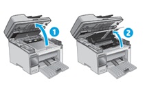 Thay hộp mực máy in HP 30A