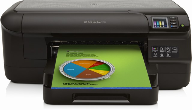 Đổ mực máy in phun màu hp 8100