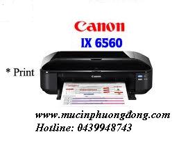 Đổ mực máy in phun màu canon 6560